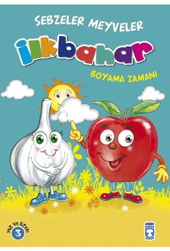 İlkbahar Boyama Zamanı - Sebzeler Meyveler