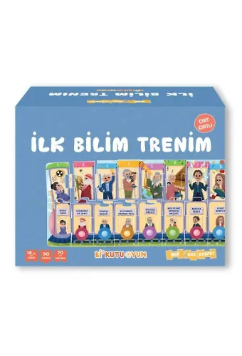 İlk Bilim Trenim - Cırt Cırtlı Yapboz Ve Kitap Seti