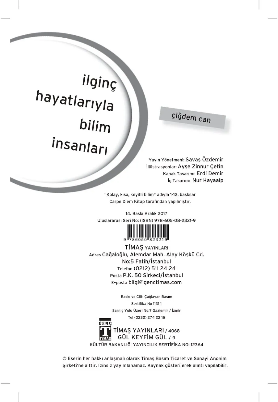 İlginç Hayatlarıyla Bilim İnsanları – Sayfa 1