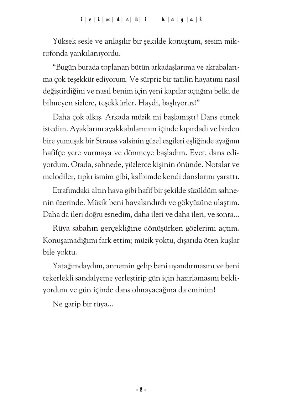 İçimdeki Hayal (Ciltli Şömizli) – Sayfa 2
