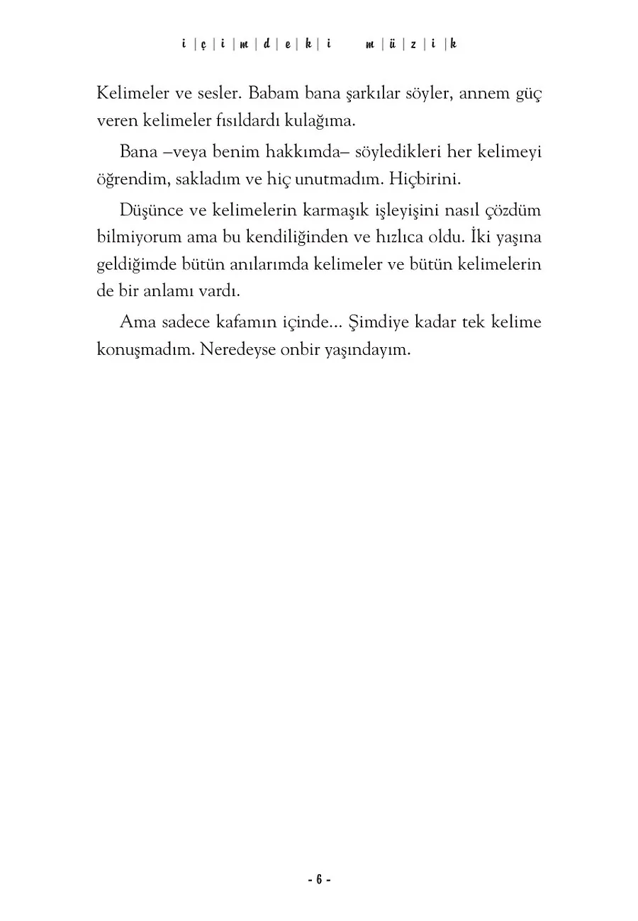 İçimdeki Müzik (Ciltli) – Sayfa 3