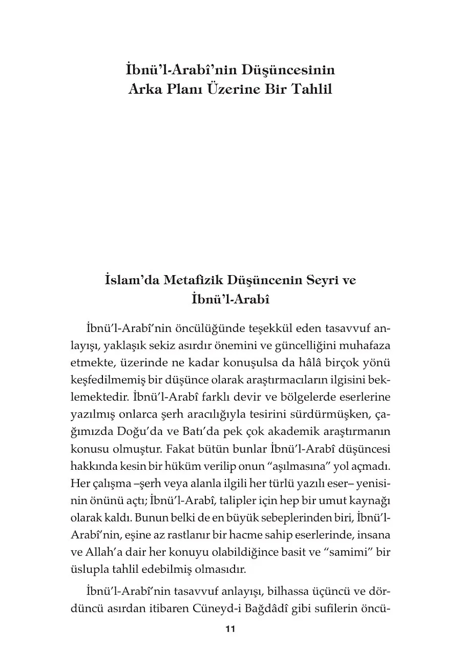 İbnü'l-Arabi Metafiziği – Sayfa 3