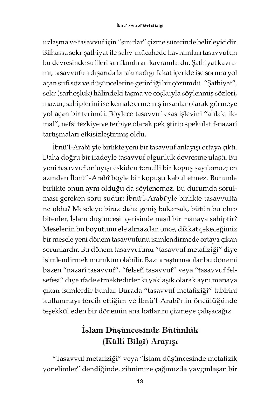 İbnü'l-Arabi Metafiziği – Sayfa 5