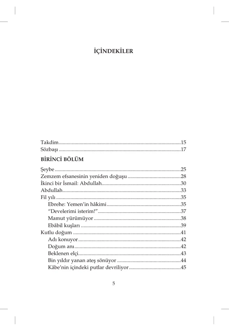 Hz. Muhammed'in Yaşam Öyküsü – Sayfa 1