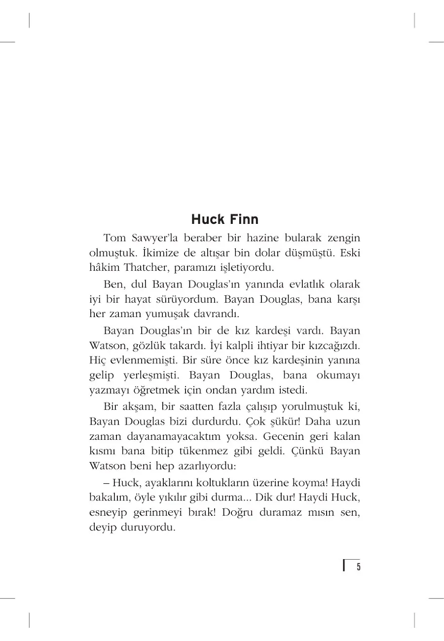 Huckleberry Finn (Gençlik Klasikleri) – Sayfa 1