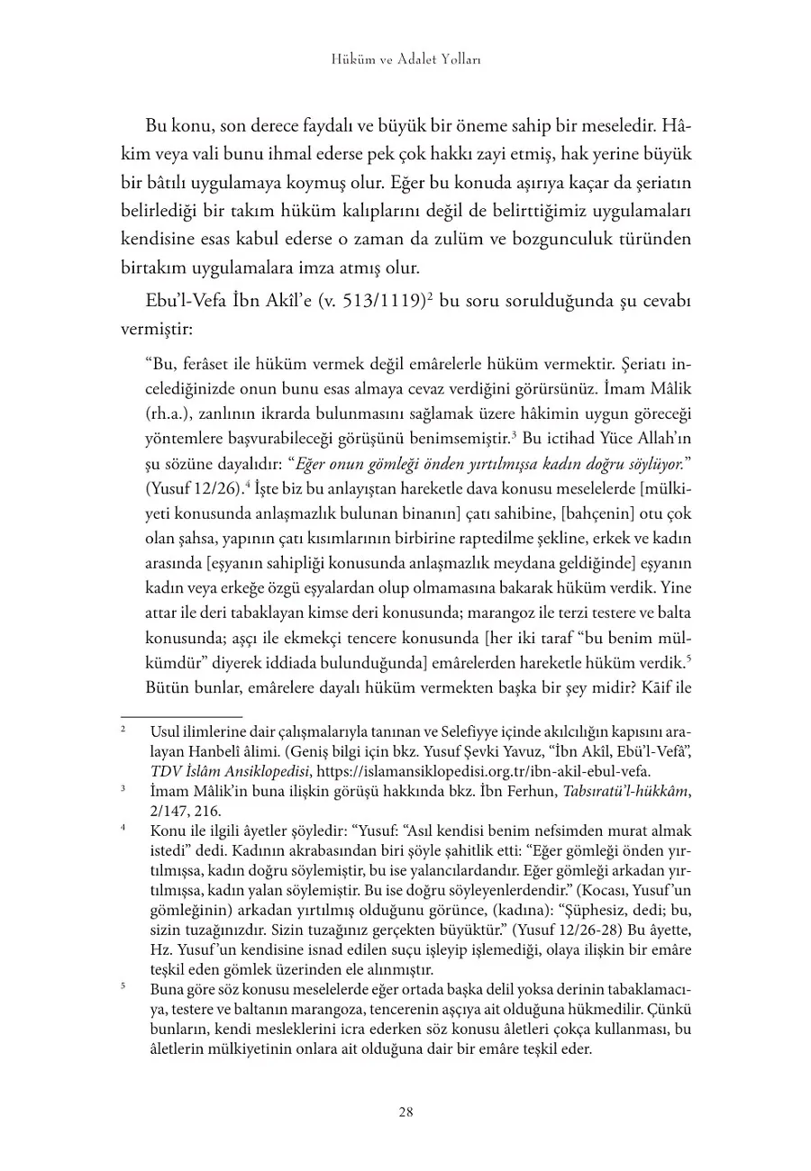 Hüküm Ve Adalet Yolları – Sayfa 1