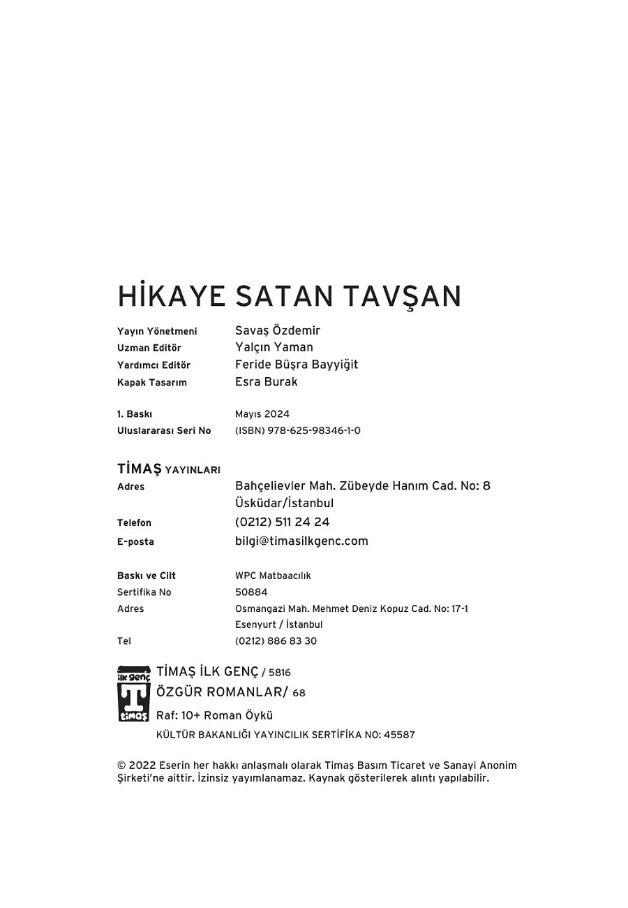 Hikaye Satan Tavşan – Sayfa 2