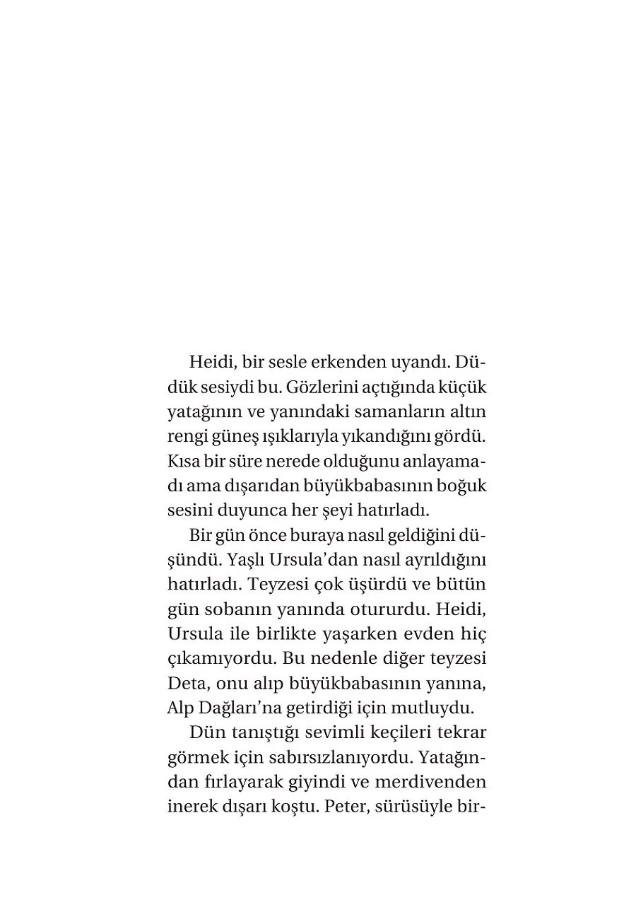 Heidi - Alplerdeki Kız – Sayfa 1