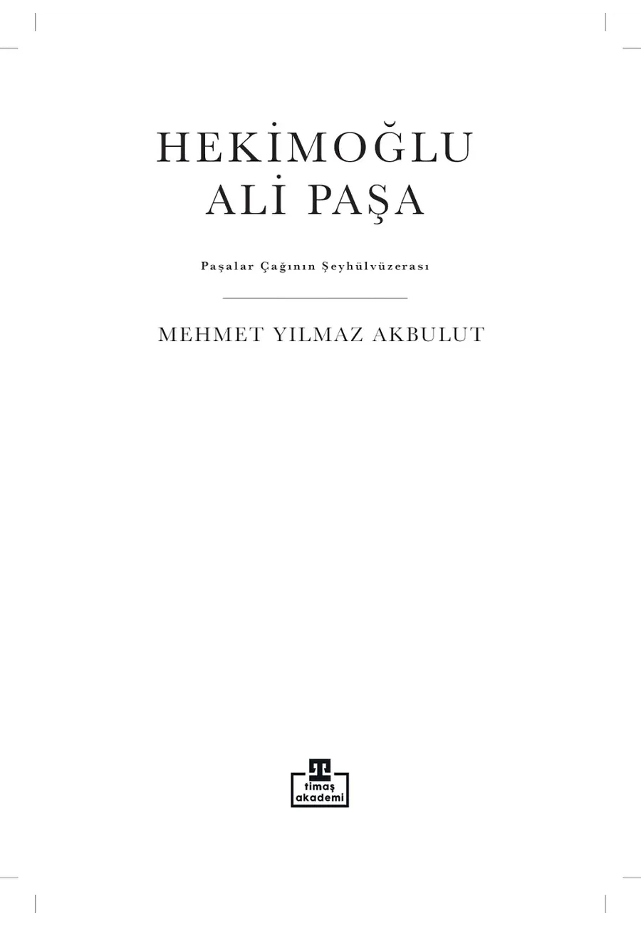 Hekimoğlu Ali Paşa – Sayfa 1