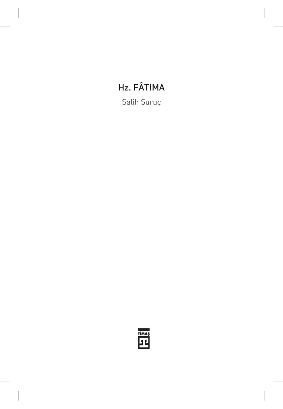 Hazreti Fatıma (Ra) – Sayfa 1
