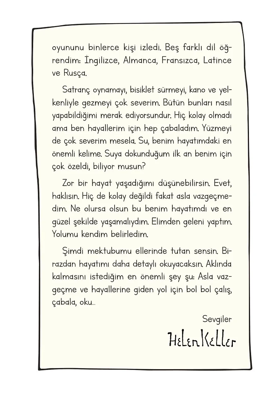 Helen Keller - Haydi Kurtaralım Dünyayı 4 – Sayfa 5