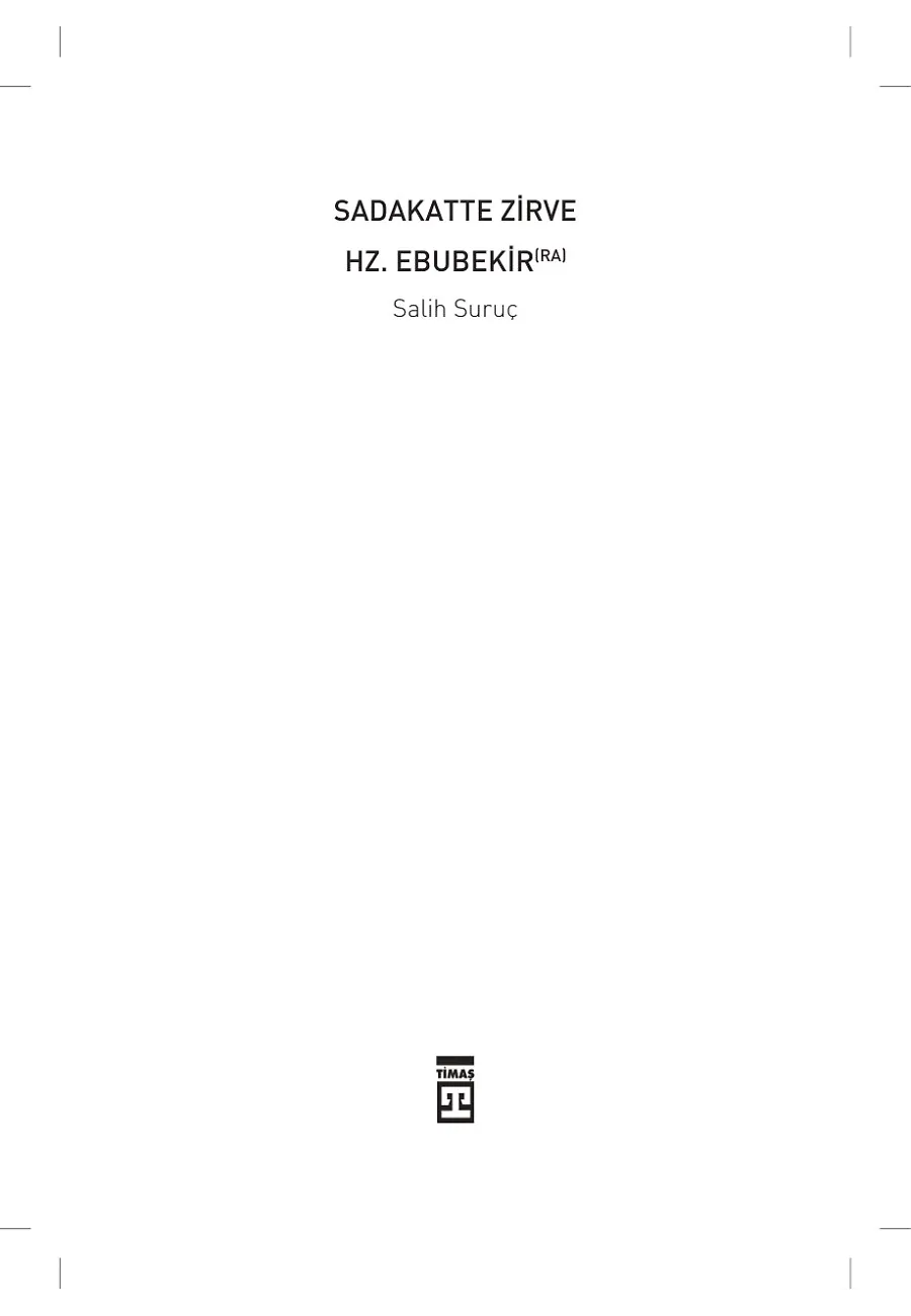 Hazreti Ebubekir (Ra) – Sayfa 1
