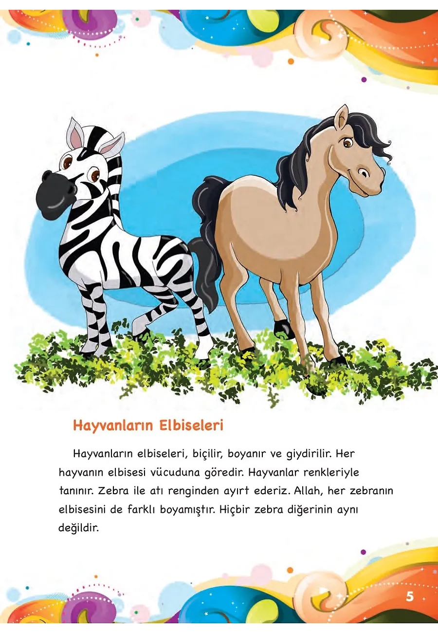 Hayvanların Renkli Dünyası - Her Şey Allah'ı Anlatıyor – Sayfa 5