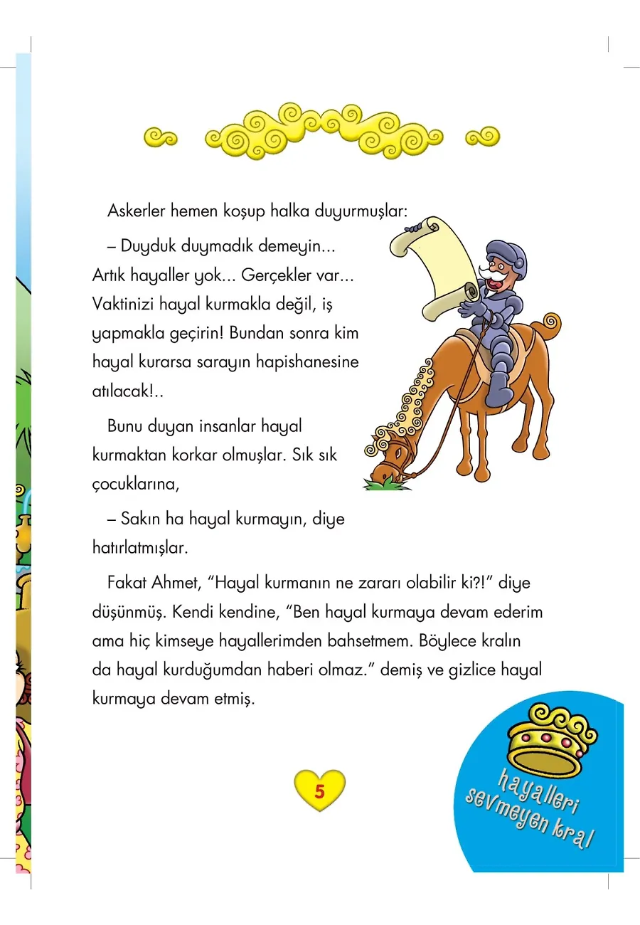 Hayalleri Sevmeyen Kral - Çoklu Zeka Geliştirici Masallar – Sayfa 4