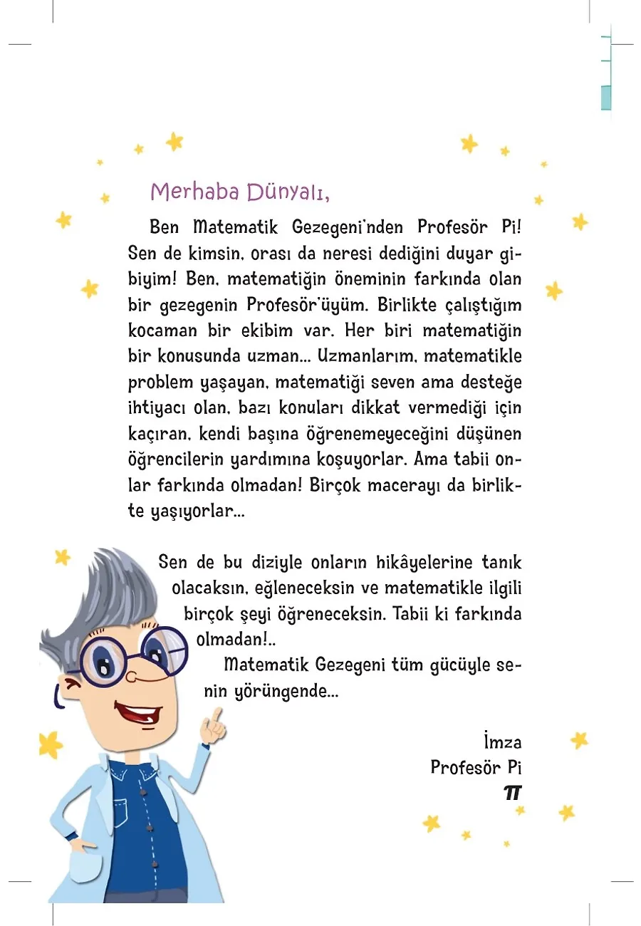 Harikalar Diyarına Düşüş - Profesör Pi İle Matematik 1 – Sayfa 1
