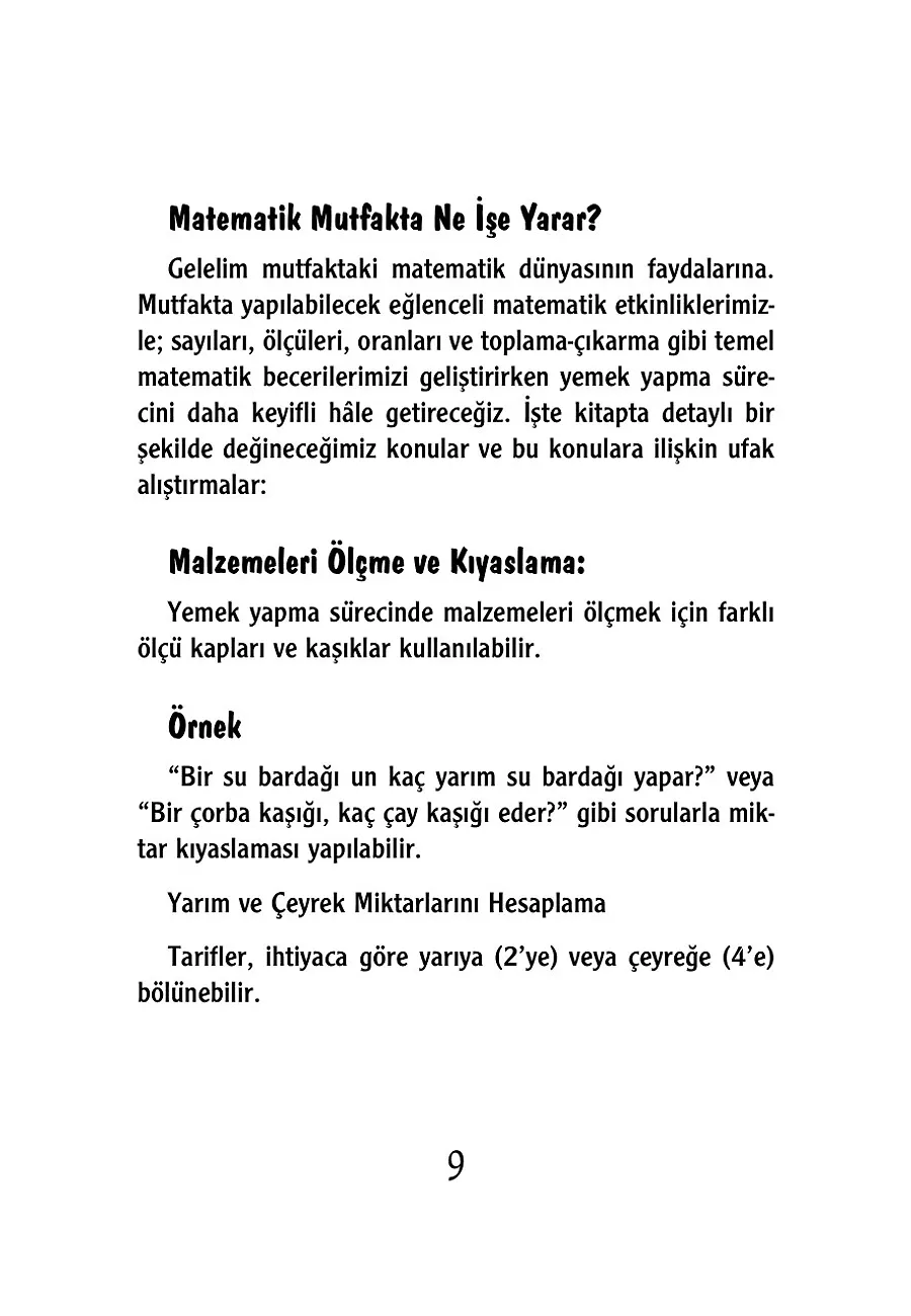 Hapur Hupur Matematik-Sayılar Mutfakta! – Sayfa 3
