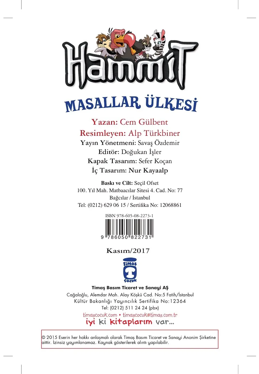 Hammit Masallar Ülkesi - Masallar Ülkesi Serisi – Sayfa 1