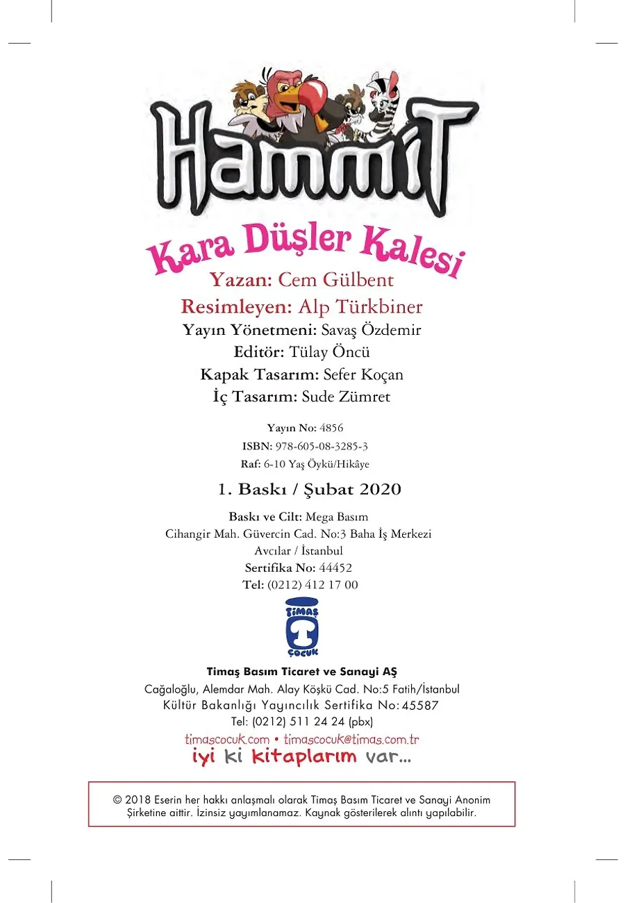 Hammit Kara Düşler Kalesi - Kara Düşler Ülkesi Serisi – Sayfa 2