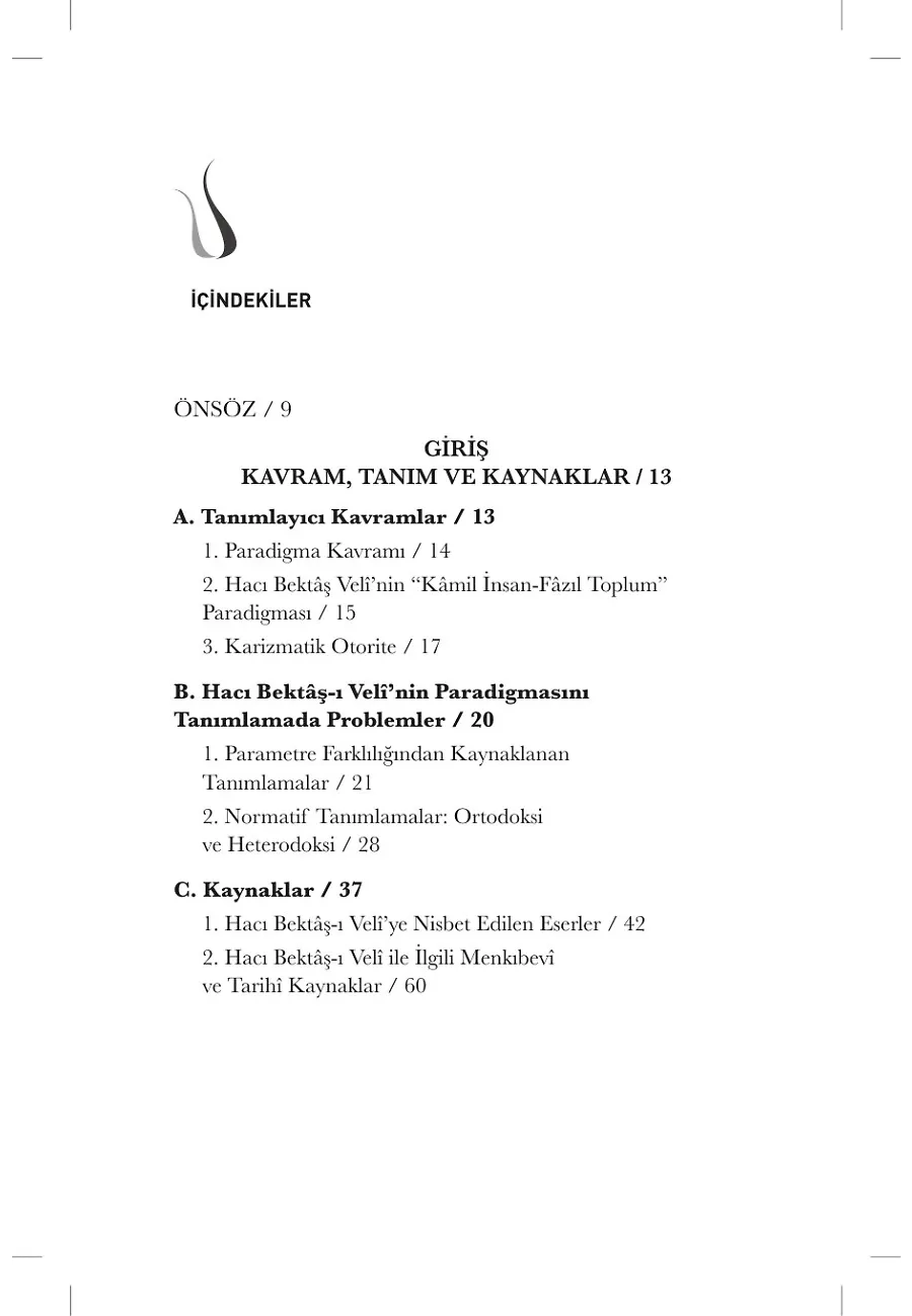 Hacı Bektaş-I Veli Ve Kamil İnsan-Fazıl Toplum Paradigması – Sayfa 1
