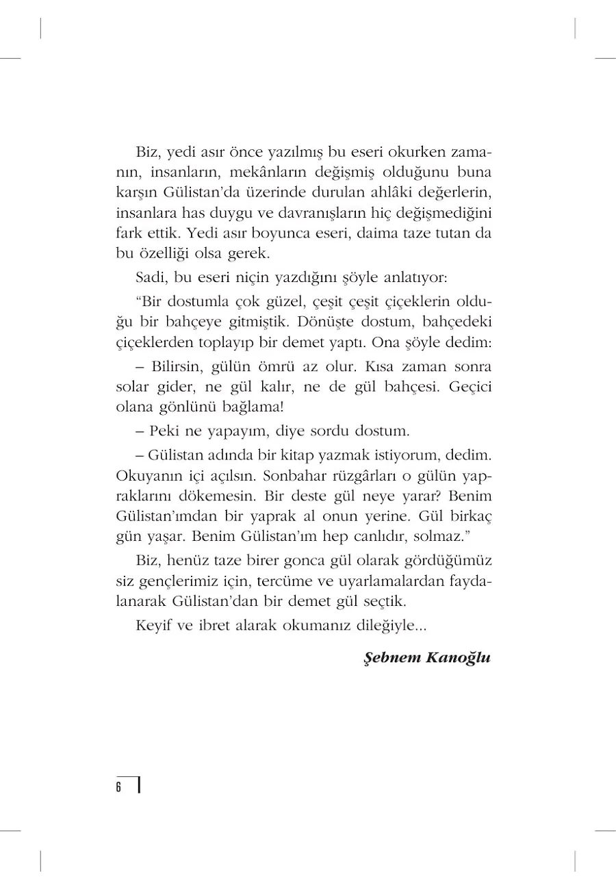Gülistan (Gençlik Klasikleri) – Sayfa 2