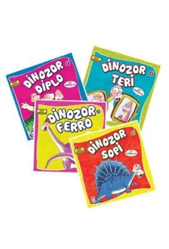 Güçlü Dinozorlar Set (4 Kitap)