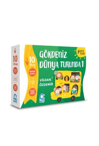 Gökdeniz Dünya Turunda 1 - 2. Sınıf Hikaye Seti (10 Kitap)