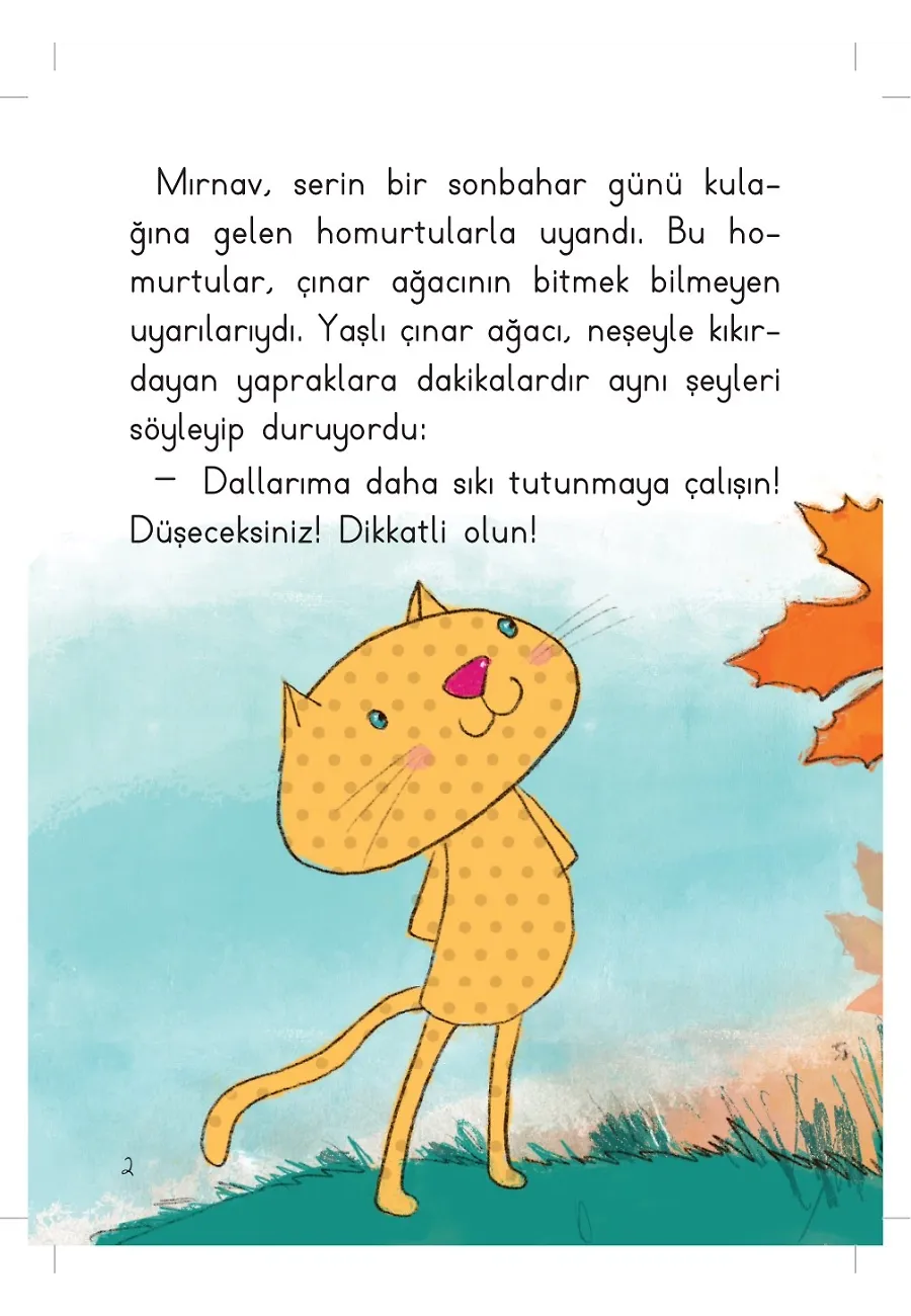 Gezgin Kedi Mırnav Okulda - Mırnav İlk Okuma Kitaplarım – Sayfa 2