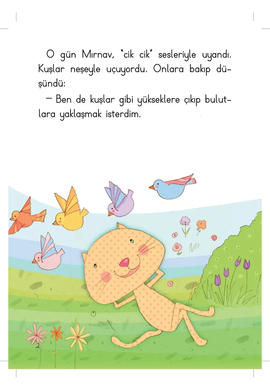 Gezgin Kedi Mırnav Tepelerde - Mırnav İlk Okuma Kitaplarım – Sayfa 2