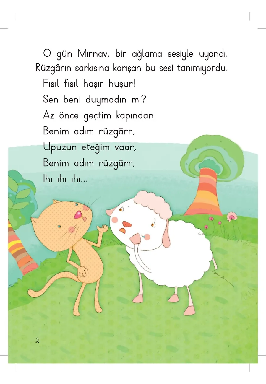Gezgin Kedi Mırnav Çiftlikte - Mırnav İlk Okuma Kitaplarım – Sayfa 2