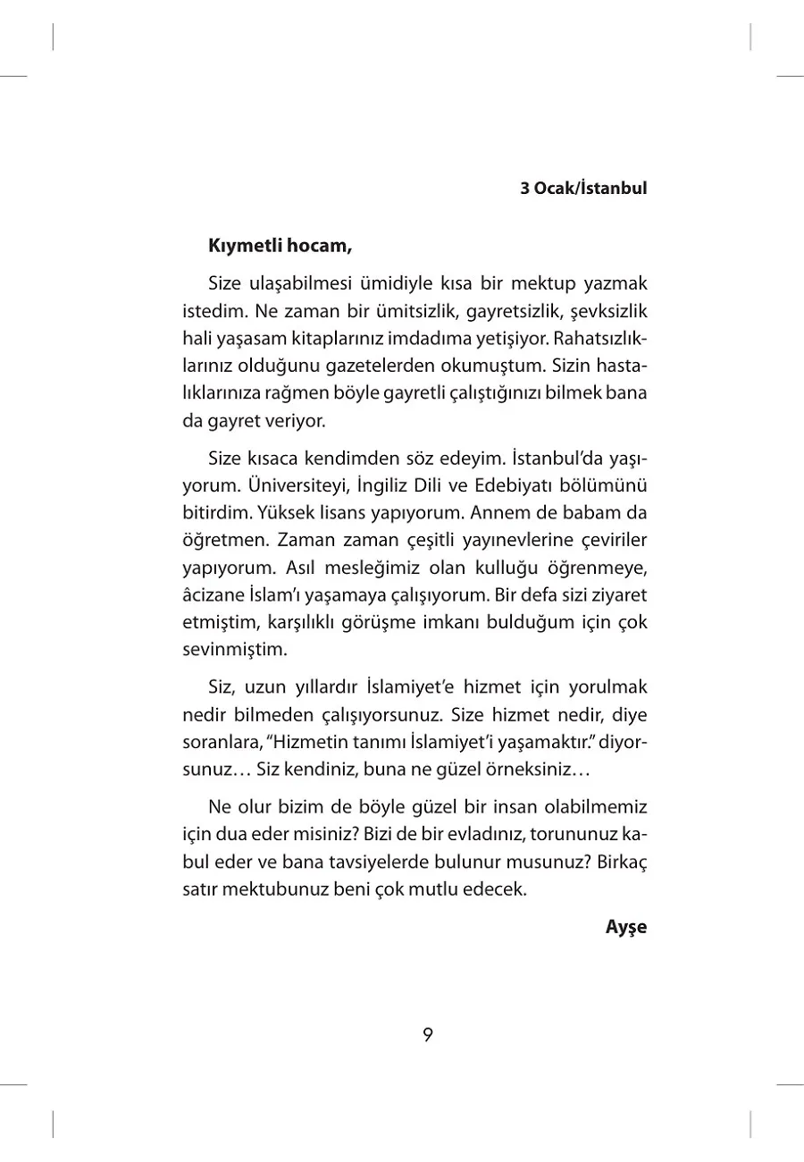 Genç Arkadaşıma Mektuplar – Sayfa 2