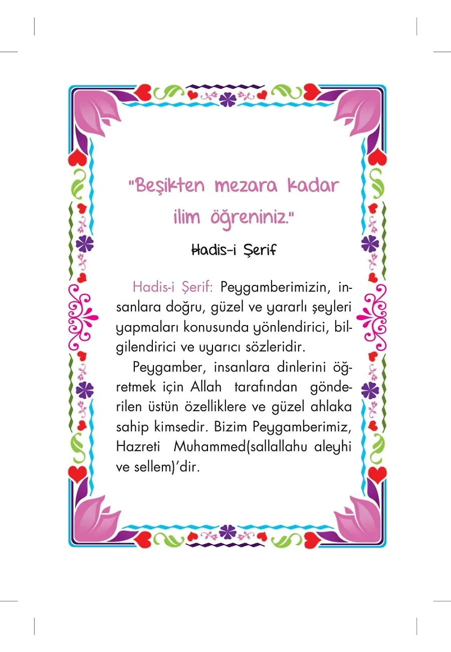 Fener Balığı Pıtır - Hadis Bahçesi 6 – Sayfa 1