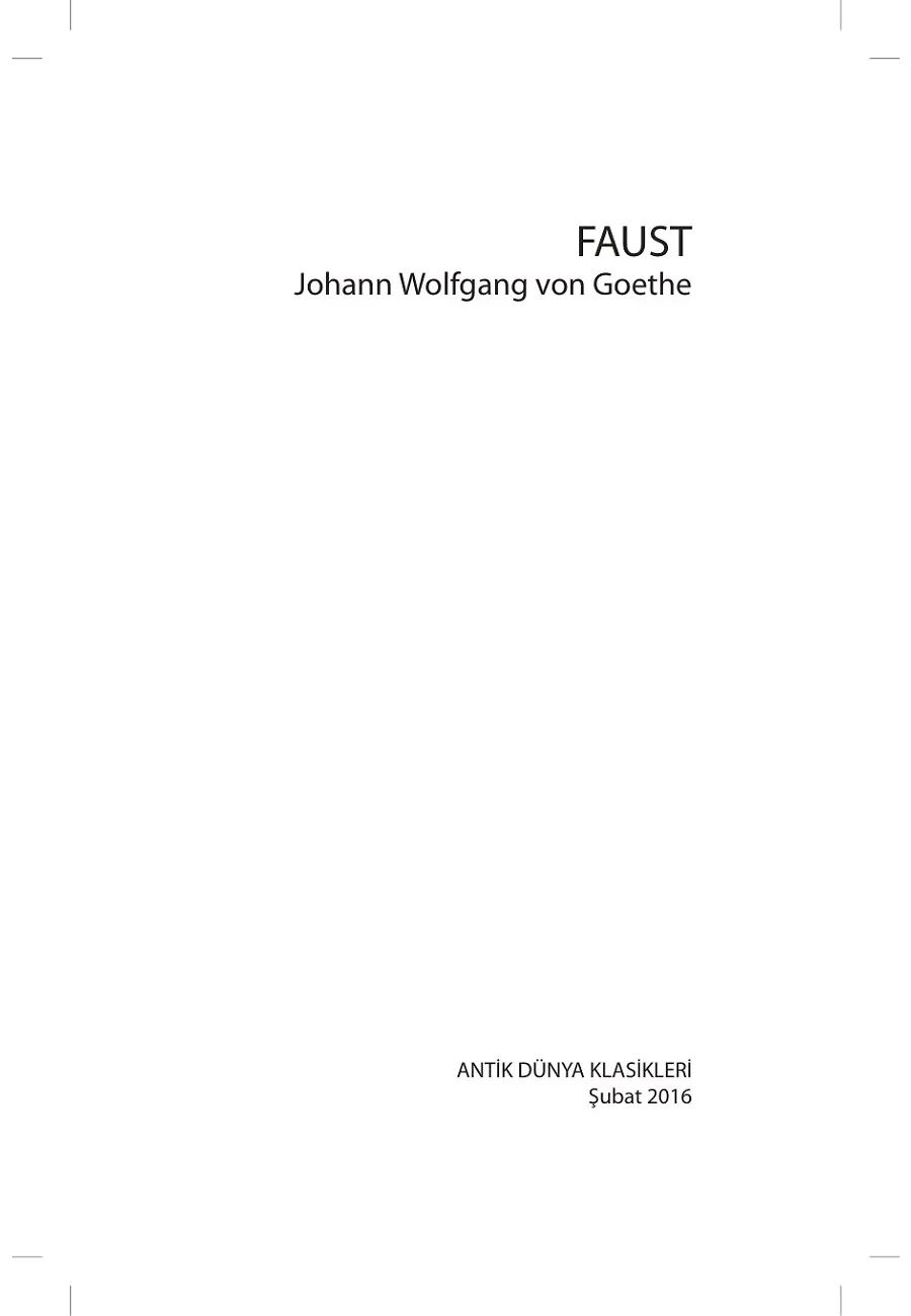 Faust – Sayfa 1