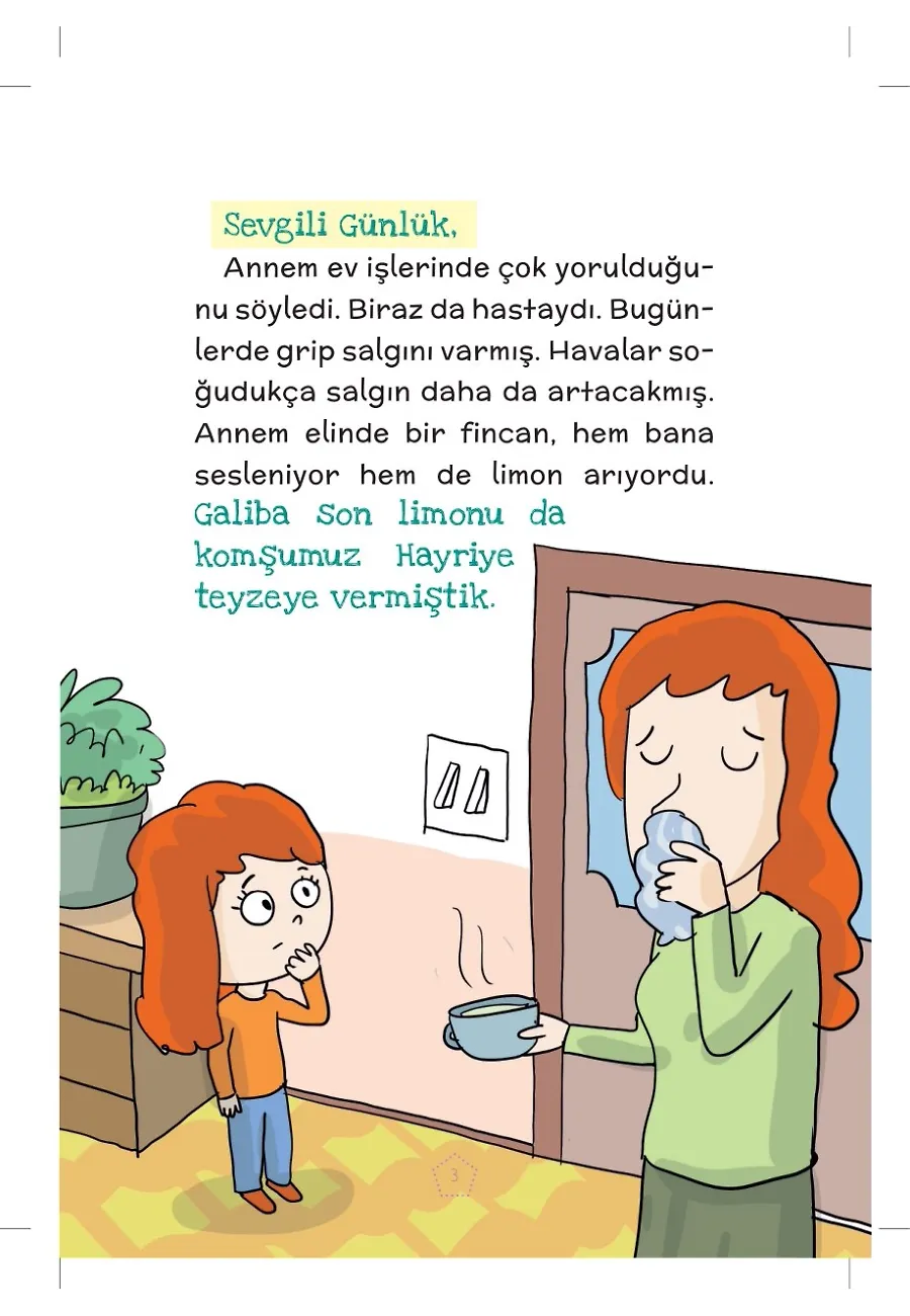 Evde Neler Oluyor? - Ela’nın Neşeli Günlüğü - 2. Sınıf Hikaye Seti – Sayfa 1