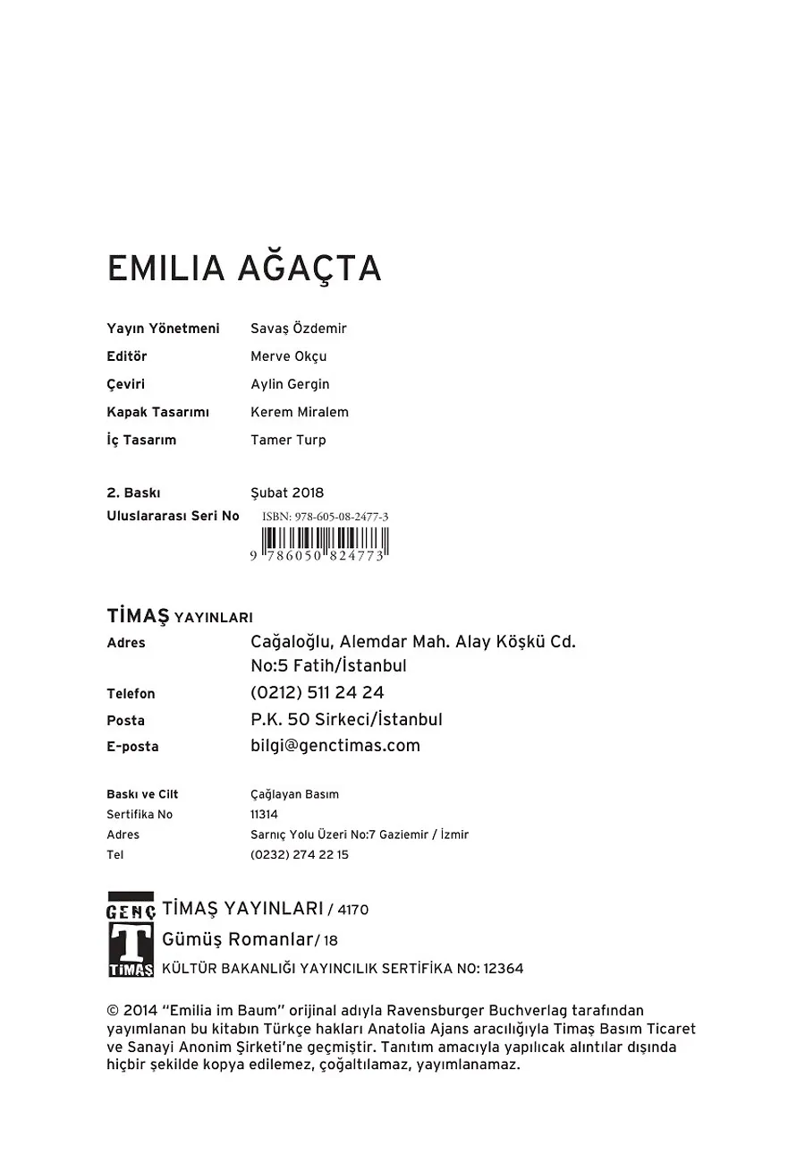 Emilia Ağaçta – Sayfa 1