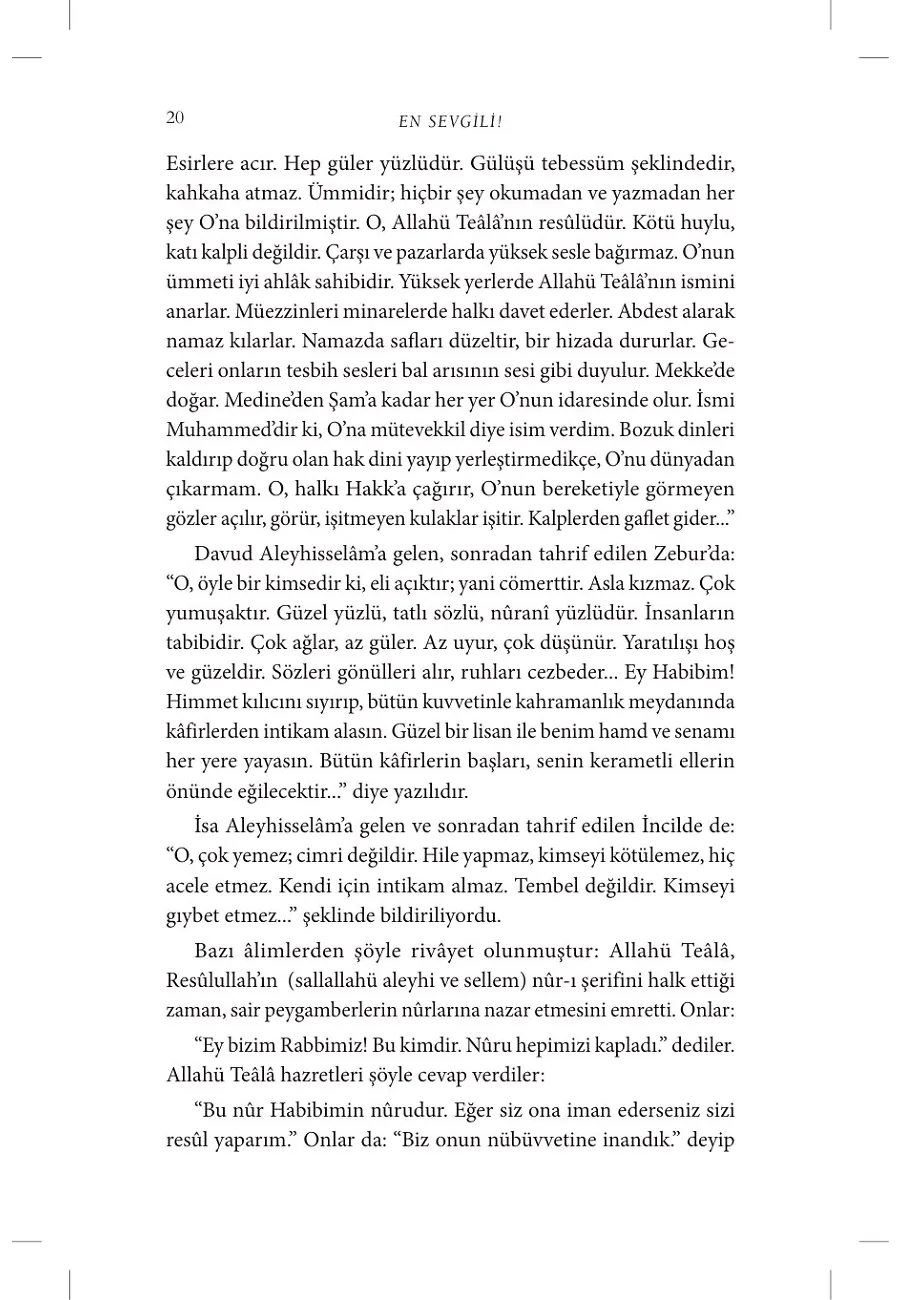 En Sevgili / Peygamber Efendimiz Ve Sevdalıları – Sayfa 6