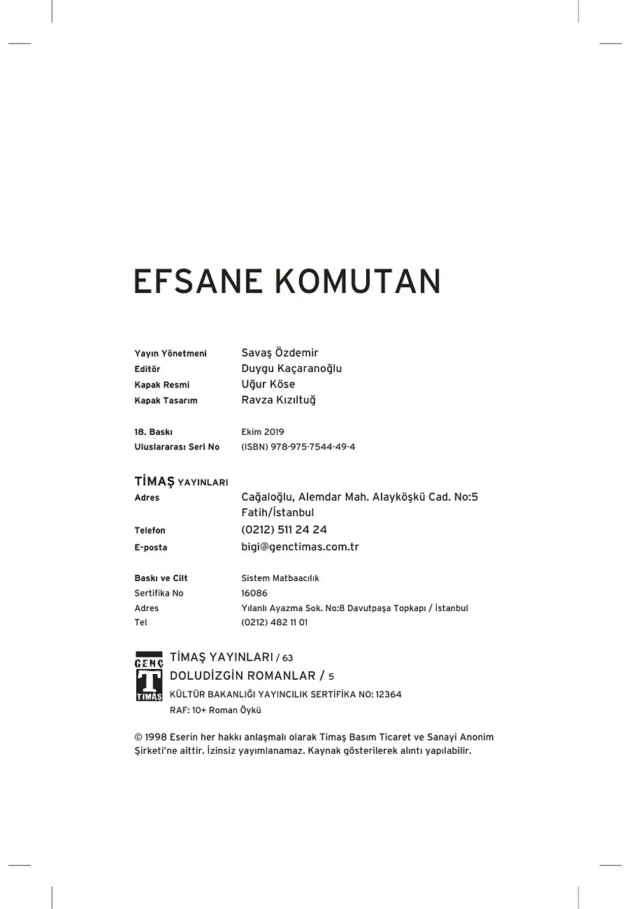 Efsane Komutan – Sayfa 1