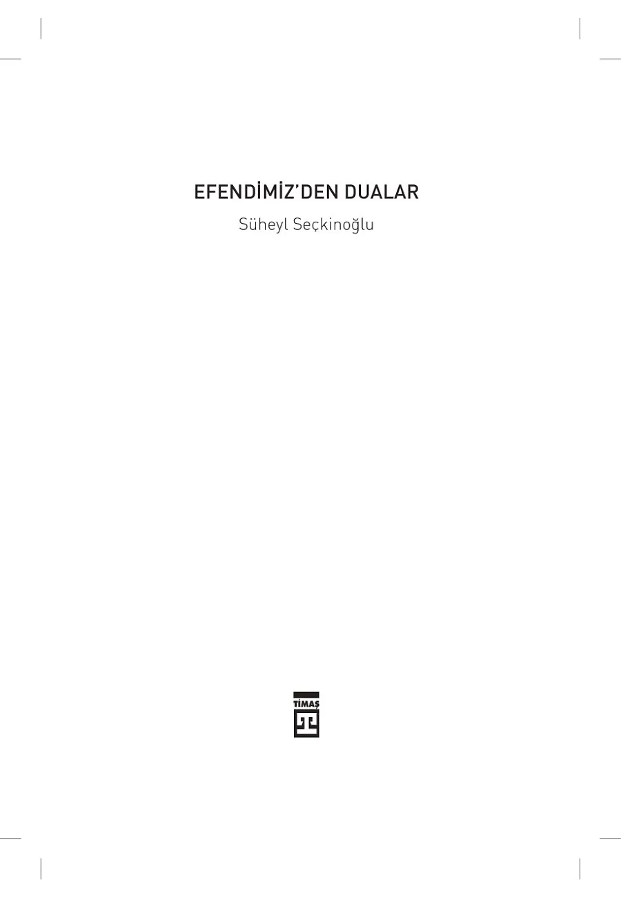 Efendimiz'den (Sav) Dualar – Sayfa 1