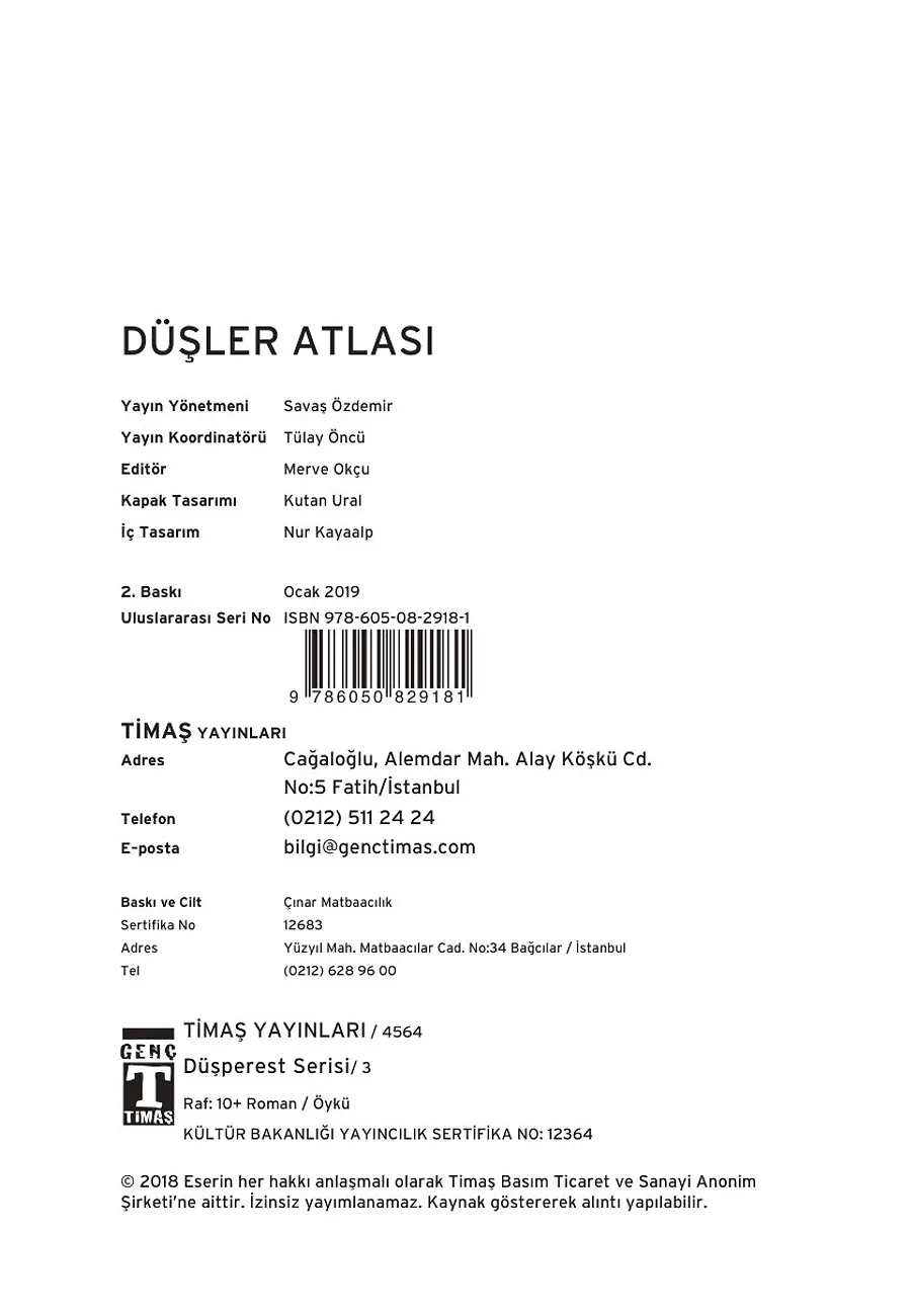 Düşler Atlası – Sayfa 1