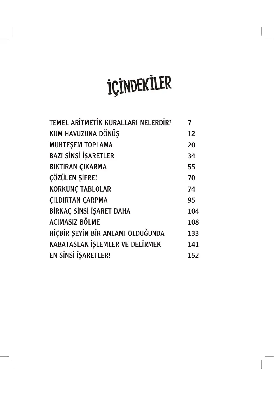Dört Dörtlük İşlemler – Sayfa 1