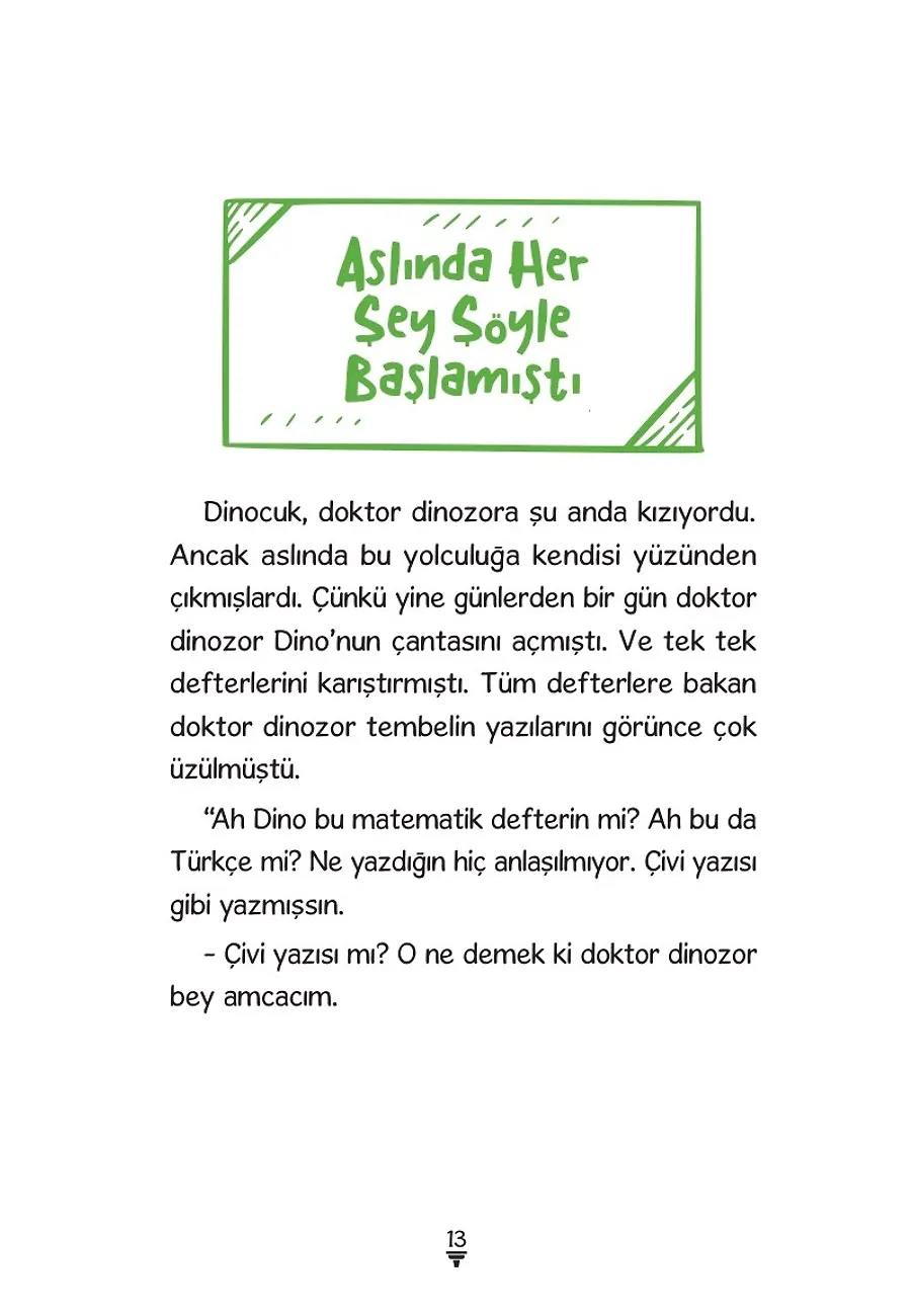Doktor Dinozor'la Yazıya Yolculuk - Keşiflerle Dünya Tarihi 2 – Sayfa 1