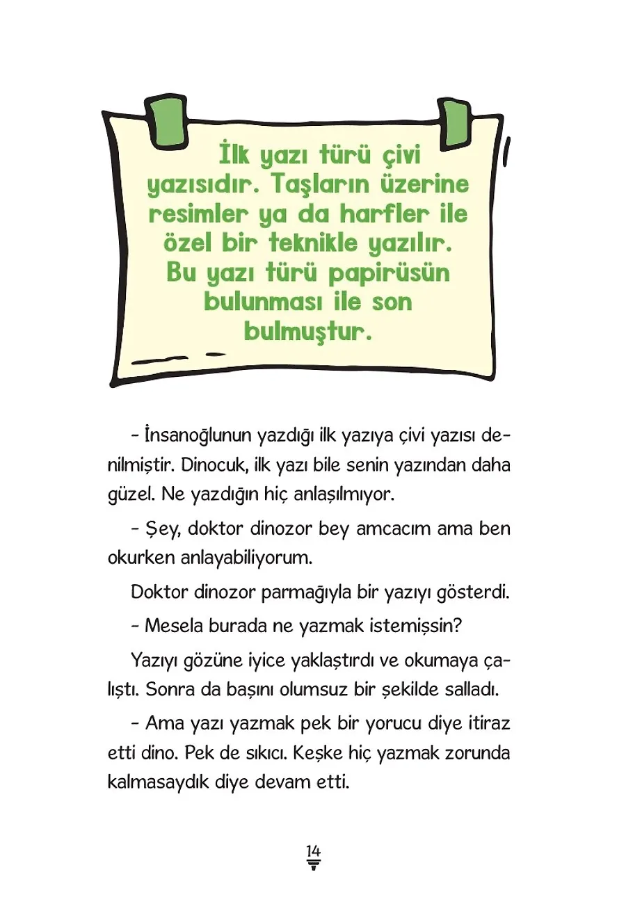 Doktor Dinozor'la Yazıya Yolculuk - Keşiflerle Dünya Tarihi 2 – Sayfa 2
