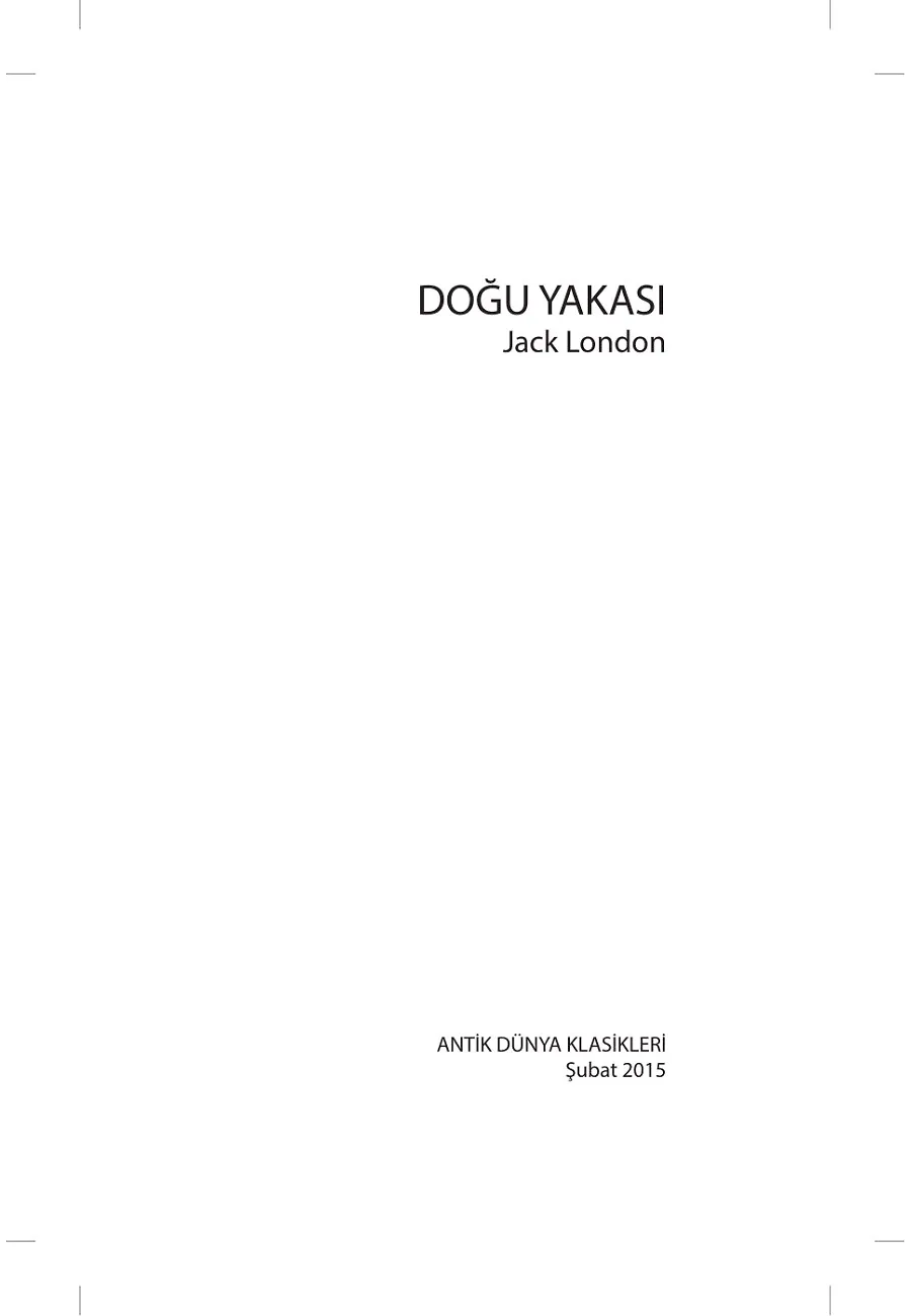 Doğu Yakası – Sayfa 1