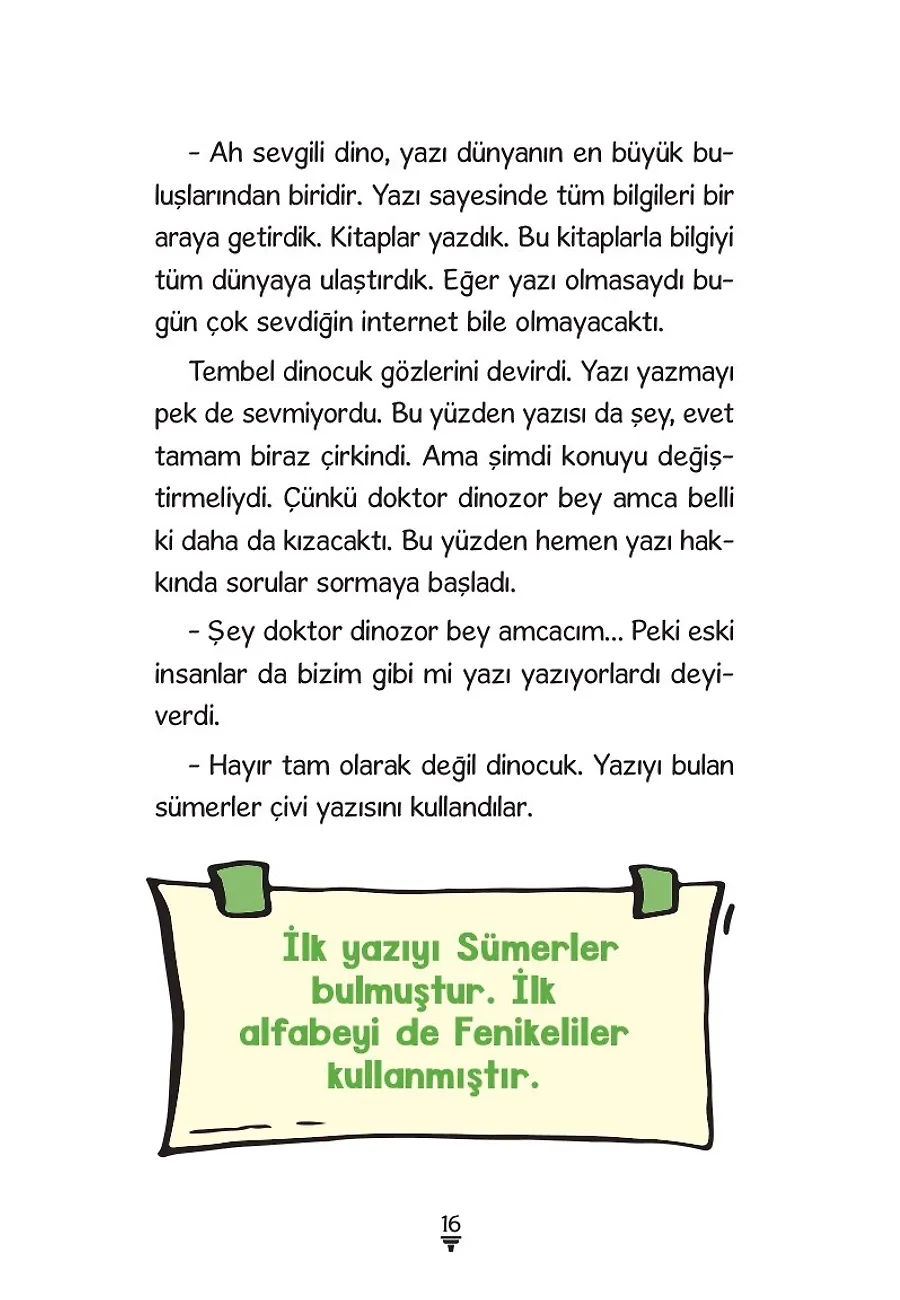 Doktor Dinozor'la Yazıya Yolculuk - Keşiflerle Dünya Tarihi 2 – Sayfa 4