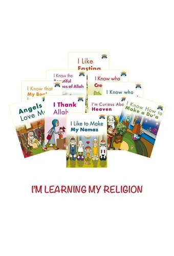 Dinimi Öğreniyorum Set - I'm Learning My Religion (10 Kitap - İngilizce)