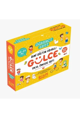 Dini Eğitim Odaklı Gülce Okul Öncesi Seti (Öğrenci Seti)