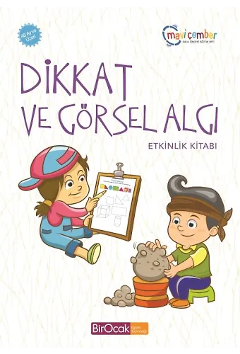Dikkat Ve Görsel Algı Etkinlik Kitabı - Mavi Çember (48 Ay Ve Üzeri)