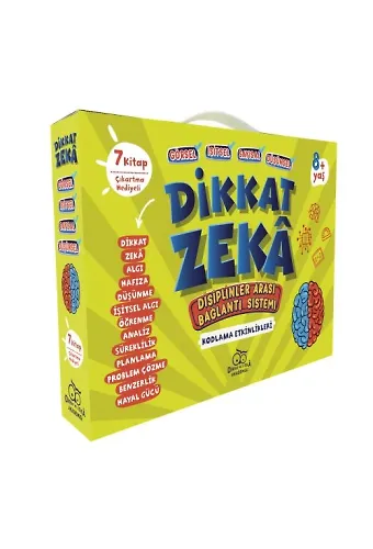 Dikkat - Zeka 2. Sınıf Seti - 8 Yaş (7 Kitap)