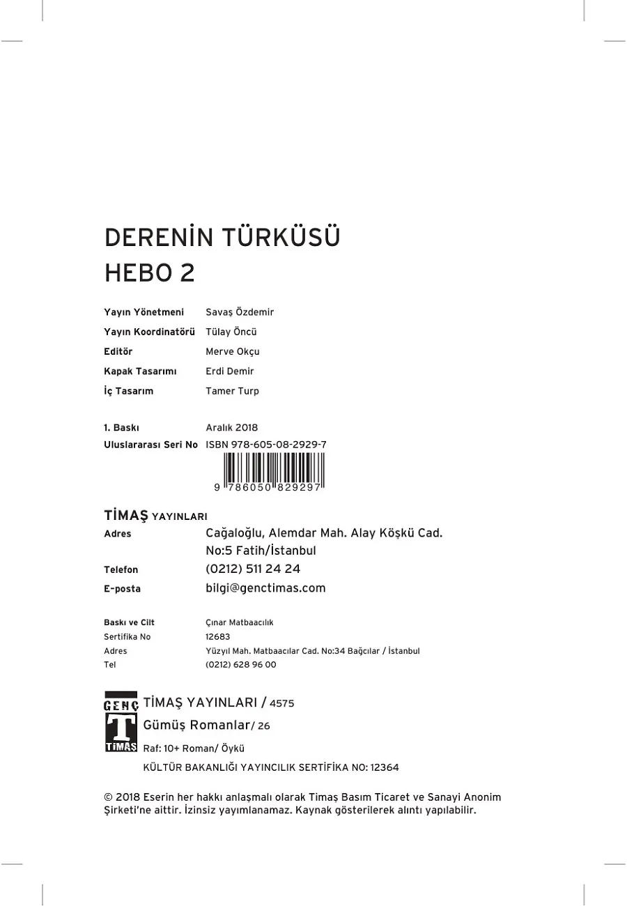 Derenin Türküsü - Hebo – Sayfa 1