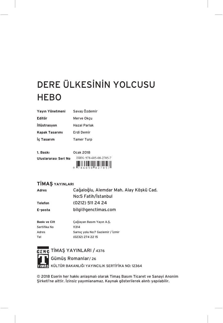 Dere Ülkesinin Yolcusu - Hebo – Sayfa 1
