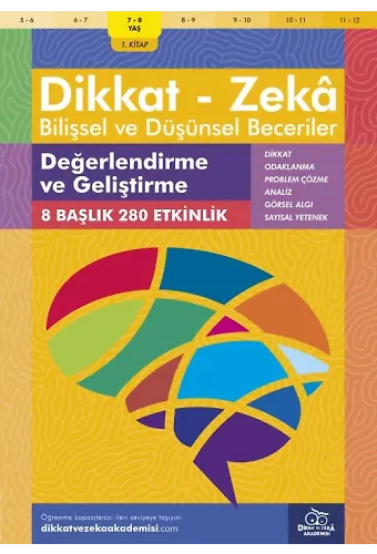 Değerlendirme Ve Geliştirme (7 - 8 Yaş) - Dikkat Zeka